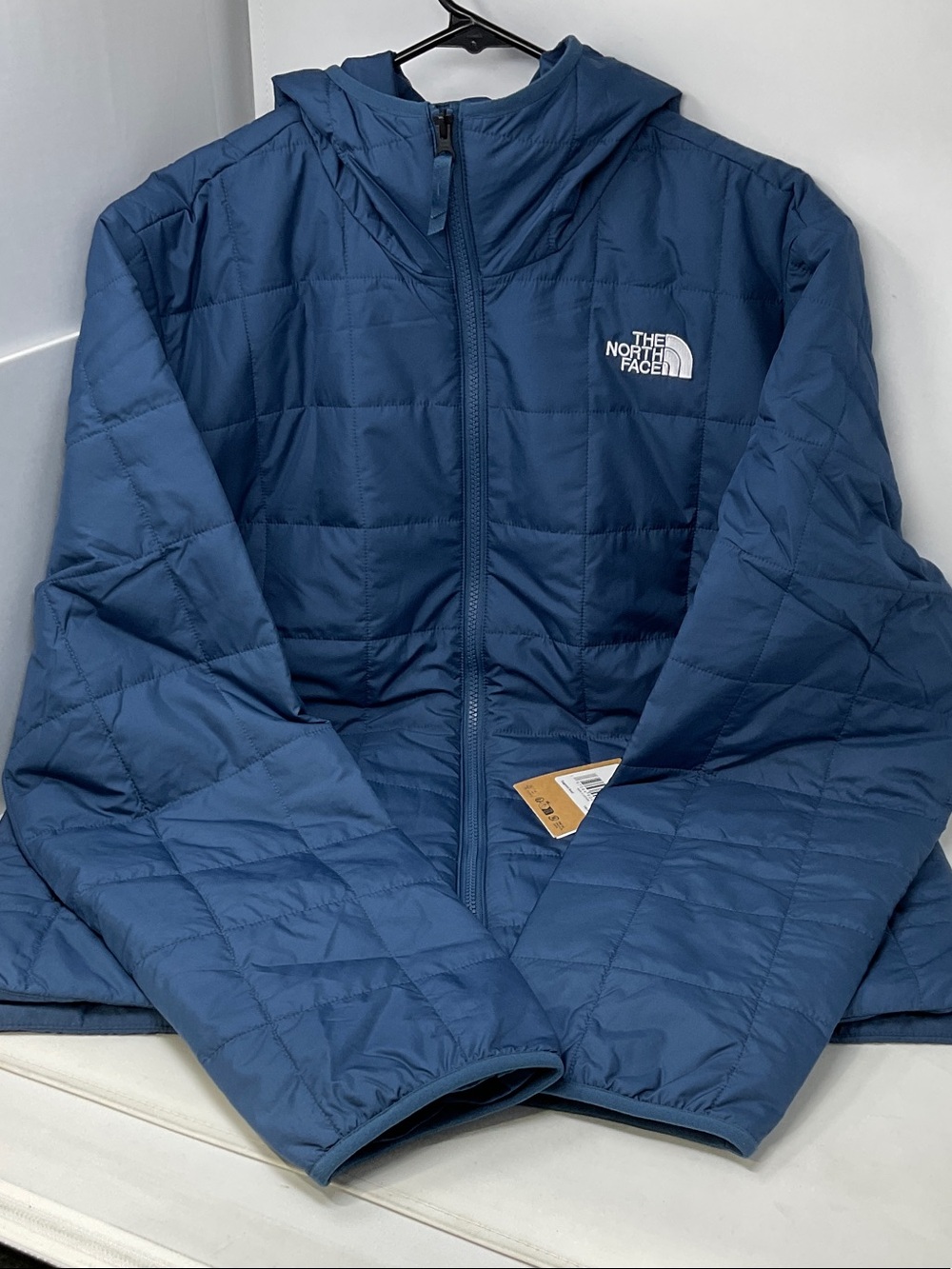 The North Face Men's Junction Quilted Hooded Puffer Jacket - Blue